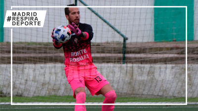 Ivo Villar, del Real Aranjuez, en acción