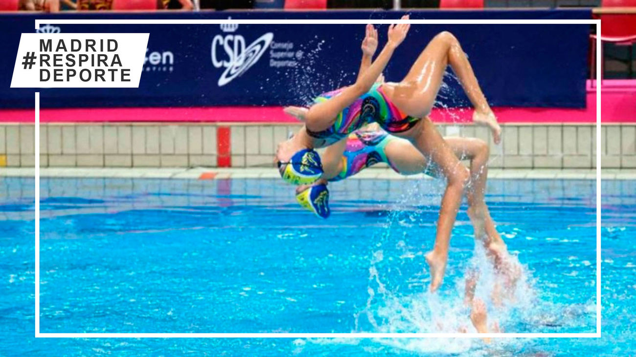 Natación sincroniza