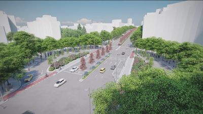 El eje de Joaquín Costa tendrá más espacios verdes y un museo al aire libre tras nueve meses de obras