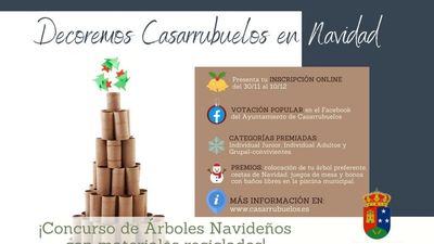 Casarrubuelos premiará el mejor árbol navideño hecho con objetos reciclados