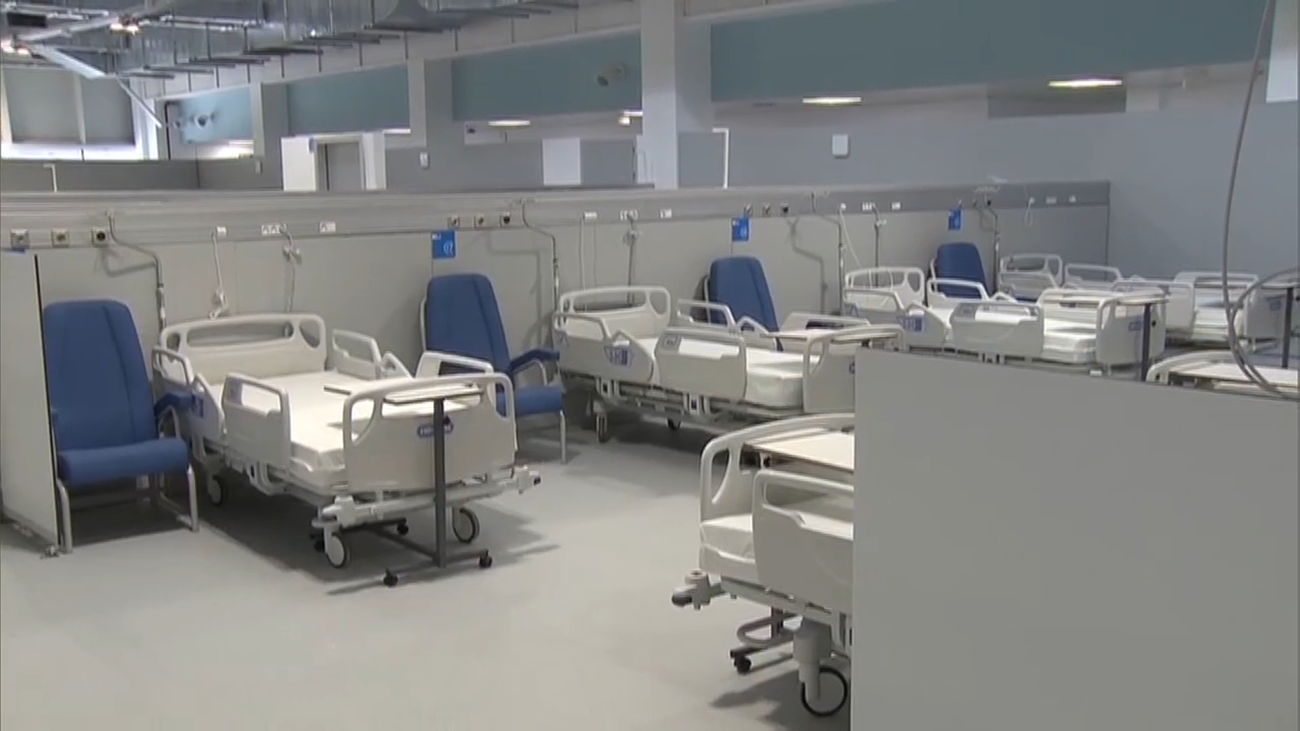 Telemadrid muestra las primeras imágenes del Hospital Isabel Zendal
