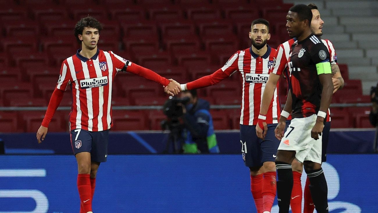 1-1. El Atlético empata con el Bayern y se jugará la clasificación ante el Salzburgo