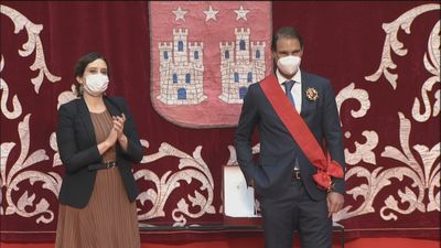 Nadal,  premiado con la Gran Cruz de la Orden del 2 de Mayo: "Me siento muy cercano a Madrid"