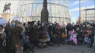 Los vecinos de Cañada Real vuelven a protestar contra los cortes de luz