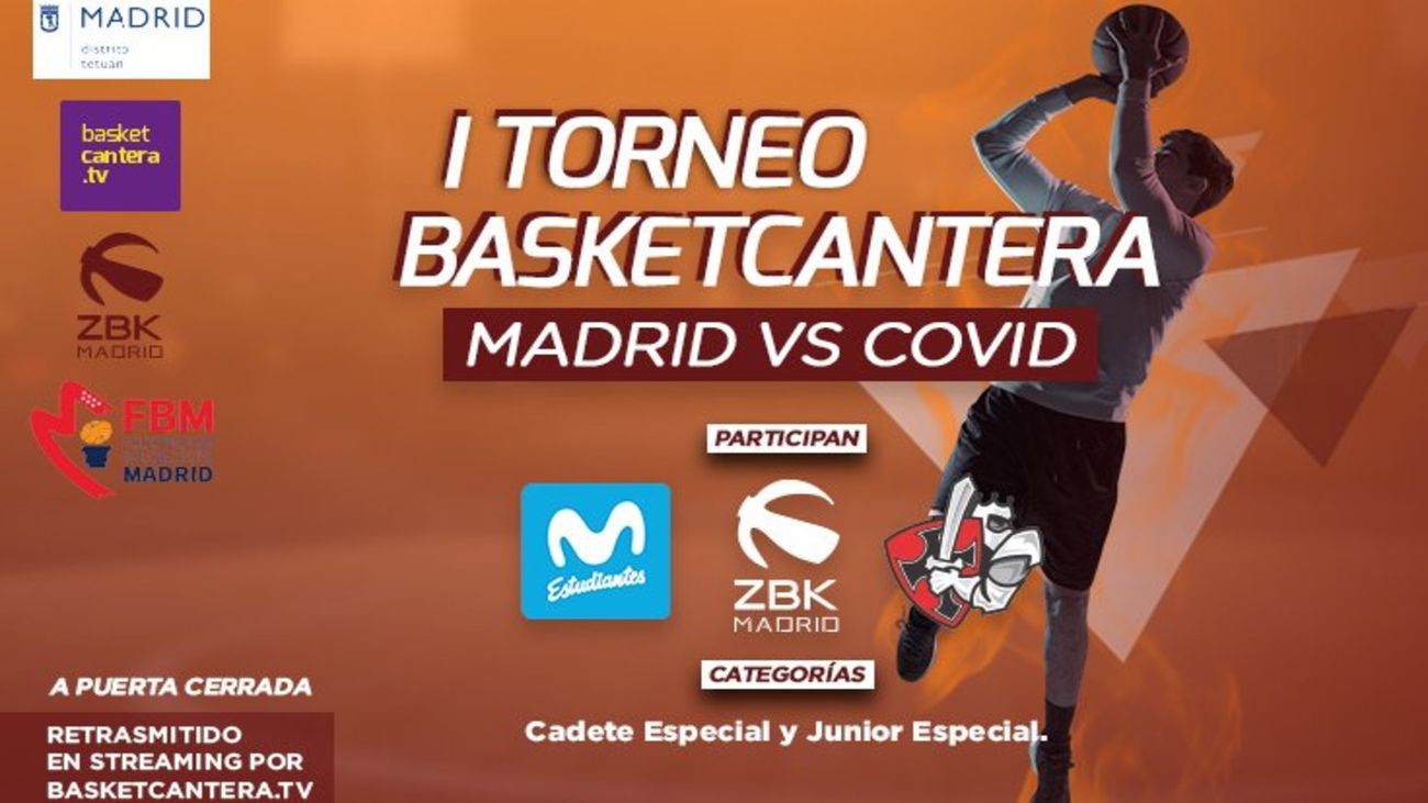 Madrid celebra el primer 'Torneo Basket Cantera, Madrid vs Covid'