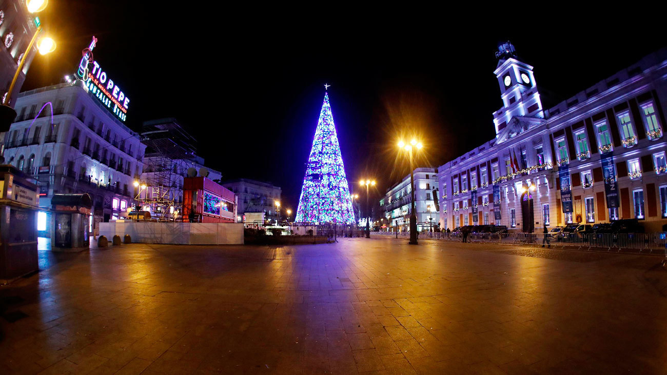 Doble perímetro de seguridad en la Puerta del Sol para las preuvas y en Nochevieja