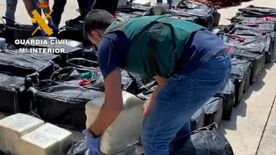 Incautadas 280 toneladas de cocaína en la mayor operación internacional contra el narcotráfico