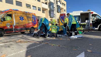 Muy grave un hombre tras ser atropellado en un paso de cebra en La Gavia