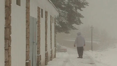 Activada  la alerta amarilla por nieve y viento en la Sierra de Madrid
