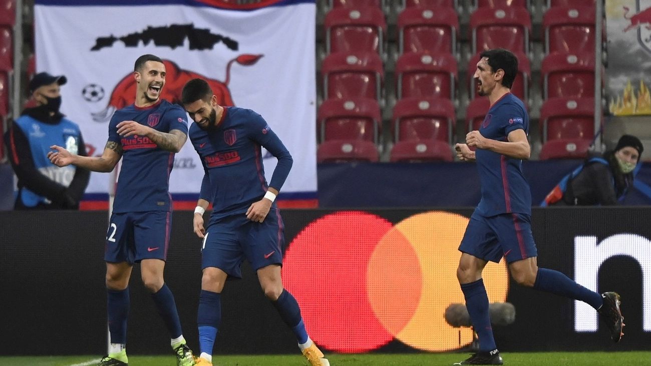 0-2. El Atlético de Madrid sella en Salzburgo el pase a octavos