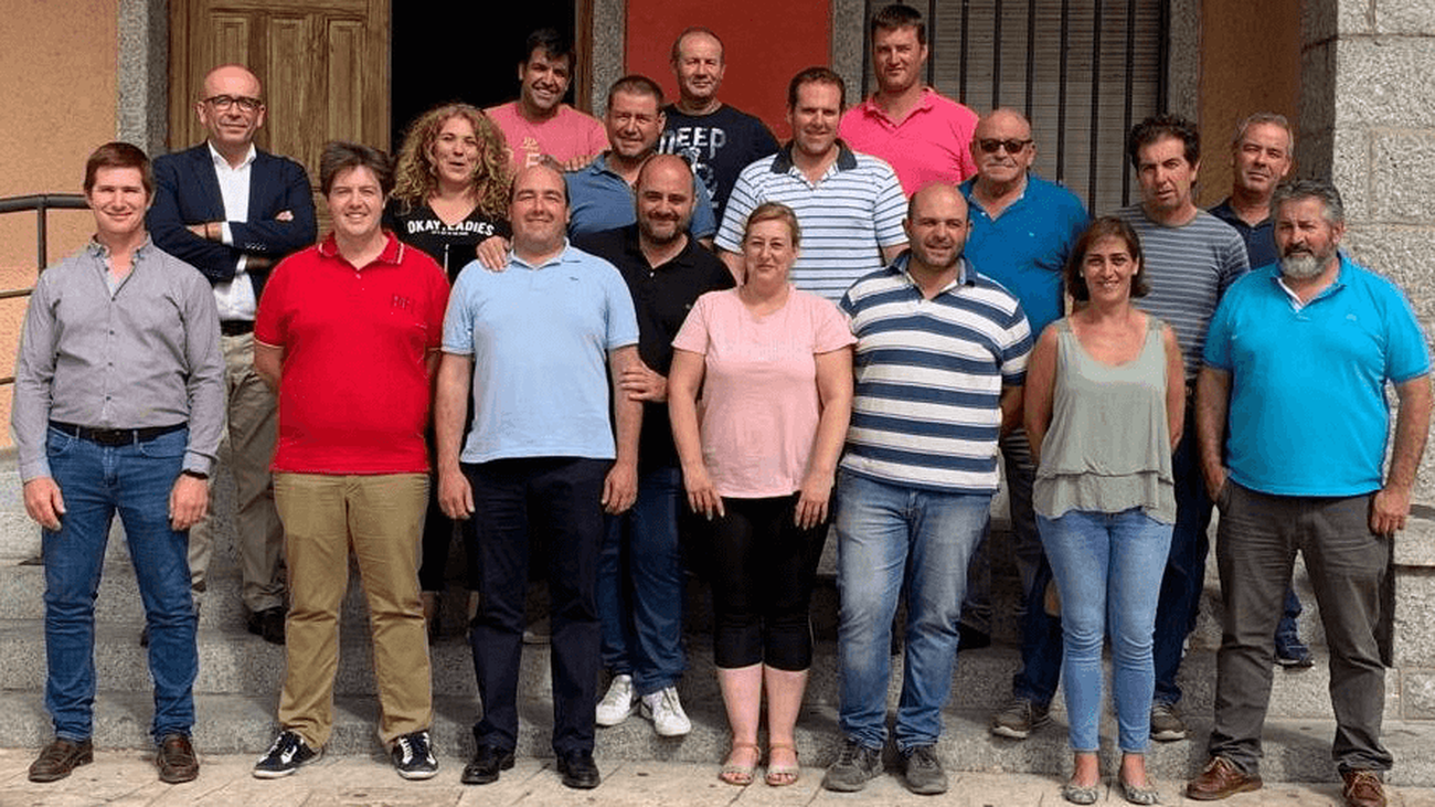 Miembros de la cooperativa ganadera de la Sierra Norte de Madrid