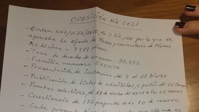 Un abuelo de 86 años simplifica en un folio las bases del MIR a su nieta
