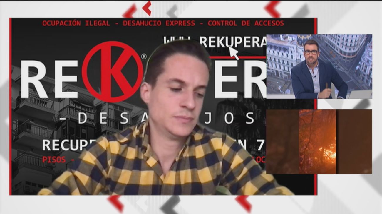 Rekupera denuncia agresiones en el portal del piso okupado por Yuri en Móstoles