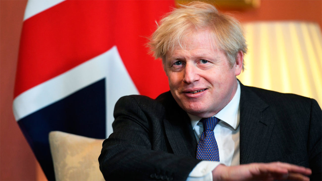 El primer ministro del Reino Unido, Boris Johnson