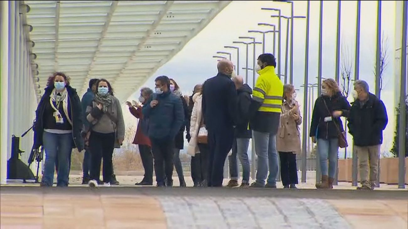 Todo preparado en el Hospital Isabel Zendal para recibir este viernes a los primeros pacientes