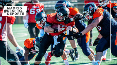 Comienza la temporada de la Liga de fútbol americano con los Osos de Rivas y Las Rozas Black Demons