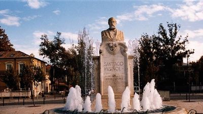 El busto restaurado del pintor Santiago Rusiñol volverá a su plaza
