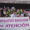 Protestas de sanitarios en varios hospitales por los traslados al hospital Zendal y la falta de contrataciones