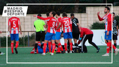 Lección de deportividad en el encuentro entre el Dux Internacional y el Navalcarnero