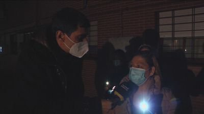 En penumbra en una calle de Entrevías