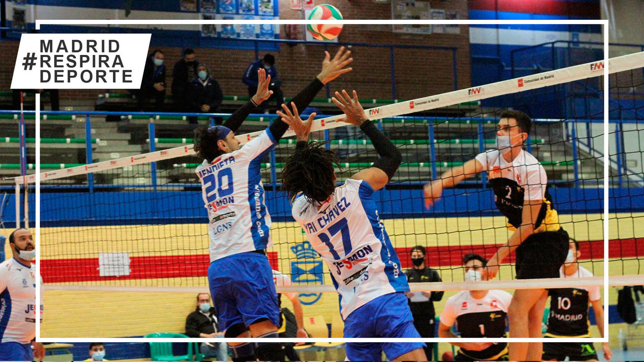 Voleibol Leganés vence al VP Madrid y se queda a un paso de la Copa