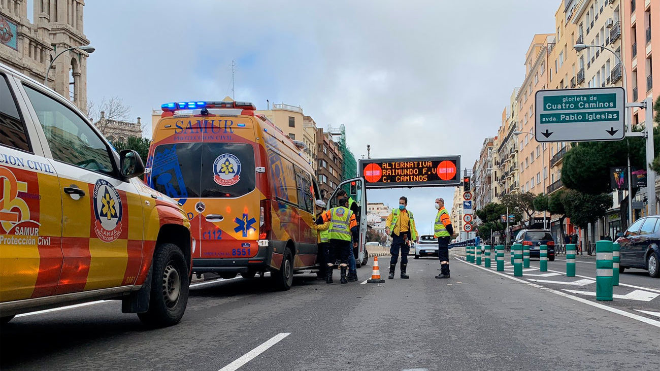 Atropello en Raimundo Fernández Villaverde