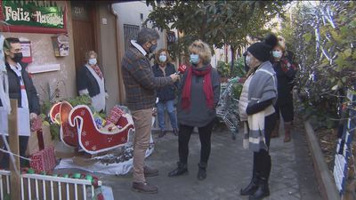 Éxito del ‘Callejón de la Navidad’ de Orcasitas