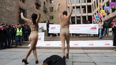 Los tablaos flamencos protestan ante el Ministerio de Cultura por su "situación límite" durante la pandemia