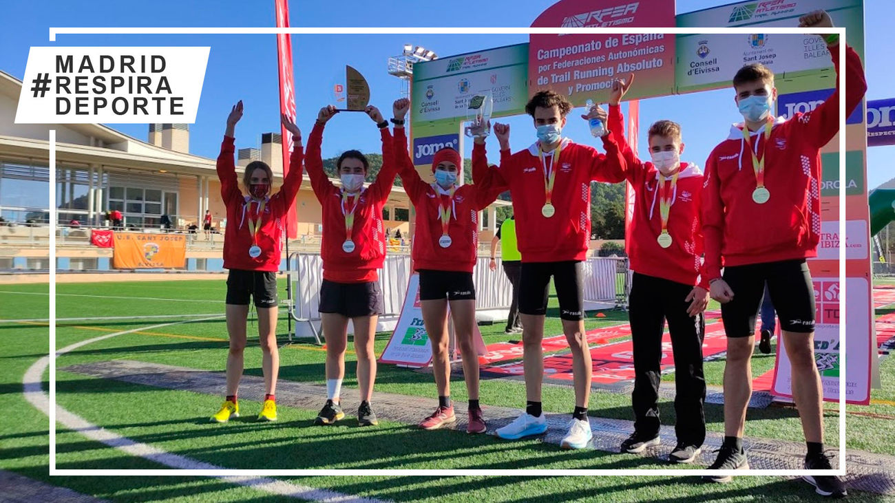 Madrid brilla en el Campeonato de España de Trail por Federaciones