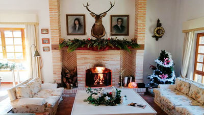 Cómo es pasar la Navidad en una casa rústica de Becerril de la Sierra