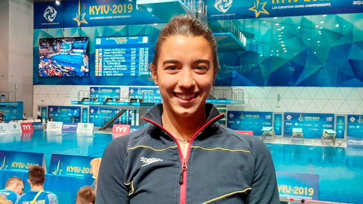 La madrileña Valeria Antolino, bicampeona de España en trampolín