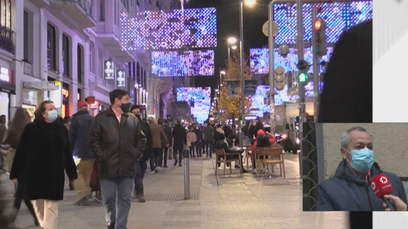 El PSOE de Madrid pide apagar las luces de Navidad del centro para evitar las aglomeraciones
