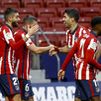 3-1. El Atlético afianza el liderato, con doblete de Suárez ante el Elche