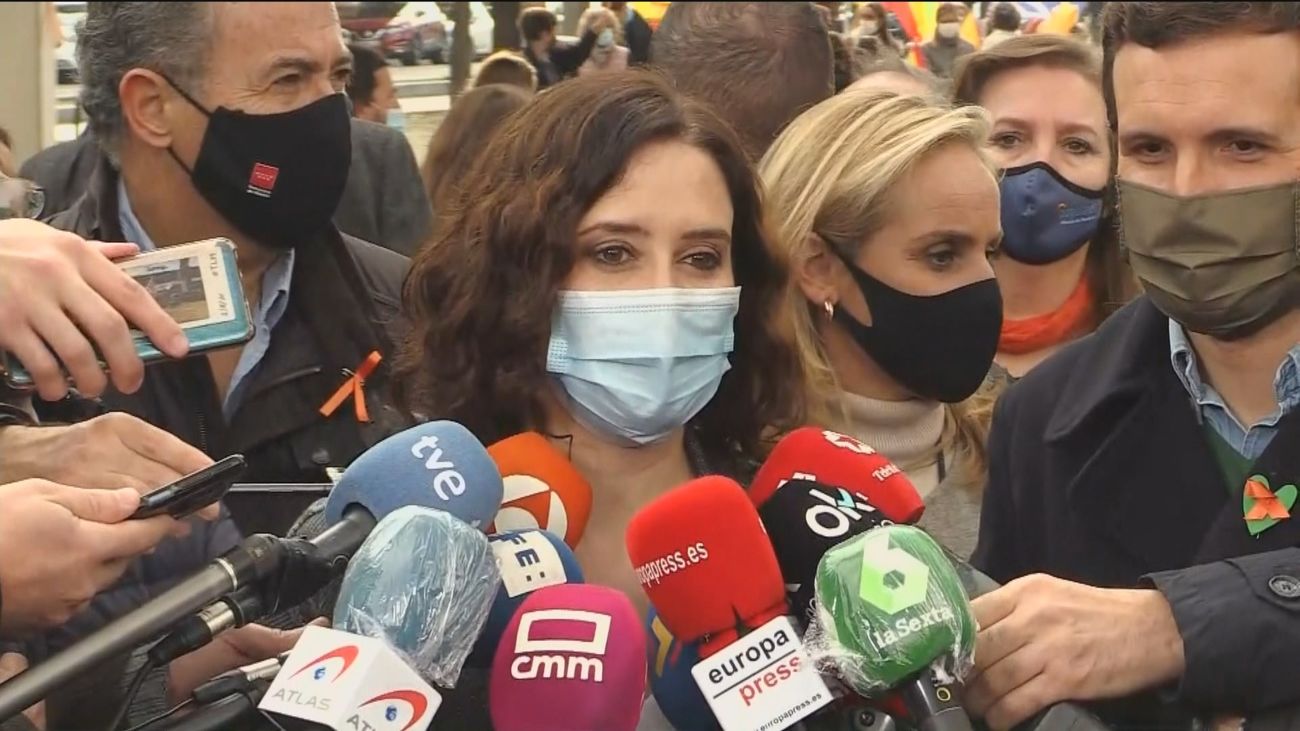 Ayuso asegura que Madrid distribuirá en " tiempo récord" las vacunas contra el Covid