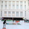 La Galería de Cristal de Cibeles vuelve a ser una pista de hielo con aforo reducido este lunes