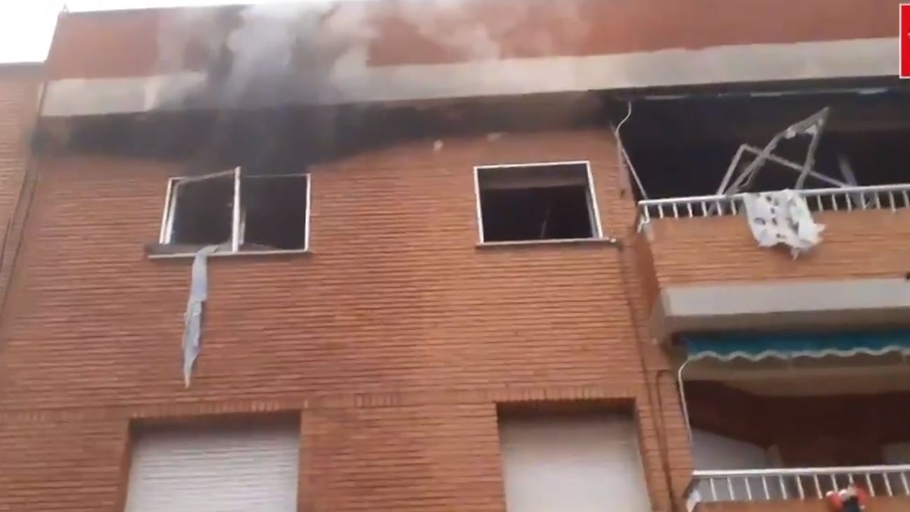 Incendio en la calle Costa Rica de Colmenar Viejo