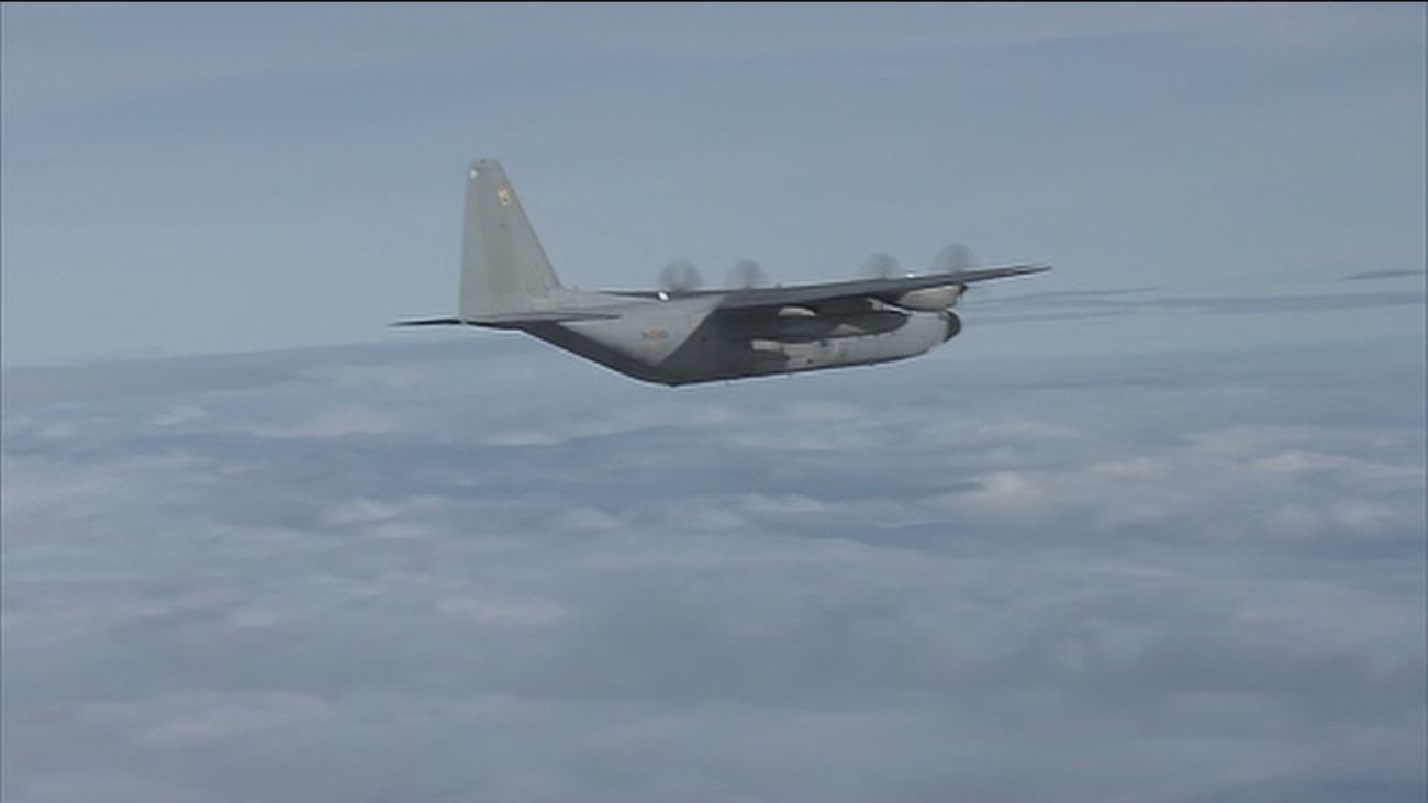 El Ejército del Aire rinde homenaje al mítico avión 'Hércules', jubilado tras 47 años de servicio