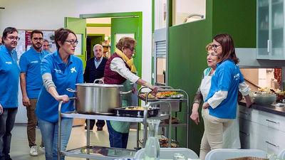 Una cena de Nochebuena especial para los 20.000 usuarios de los comedores sociales