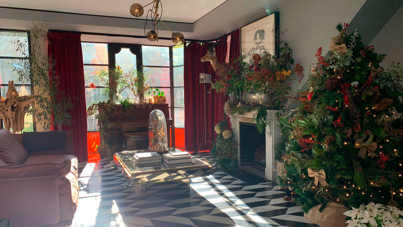 La espectacular vivienda de suelos de Borromini de los dos jardines