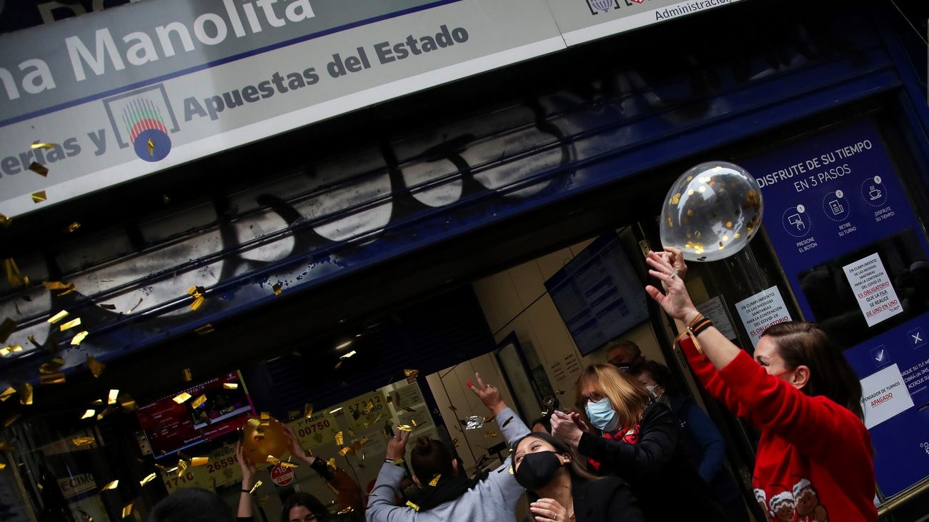 ¿Qué administraciones de Madrid han repartido los premios de la Lotería de Navidad?