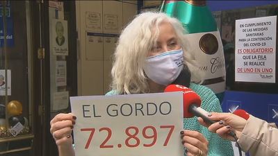 La loteria de Navidad de 2020, en imágenes