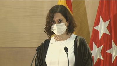 Ayuso: "Después de meses muy duros, hoy es un día para la esperanza"