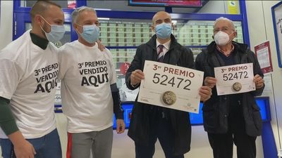 Un tercer premio de la Lotería de Navidad muy repartido en España y vendido también por Doña Manolita