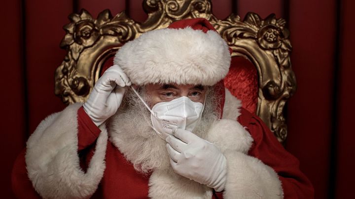 Las videoconferencias también ayudan a Papá Noel en la Navidad del coronavirus