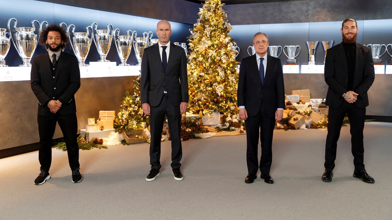 El Real Madrid felicita la Navidad y desea un 2021 con "muchos éxitos"