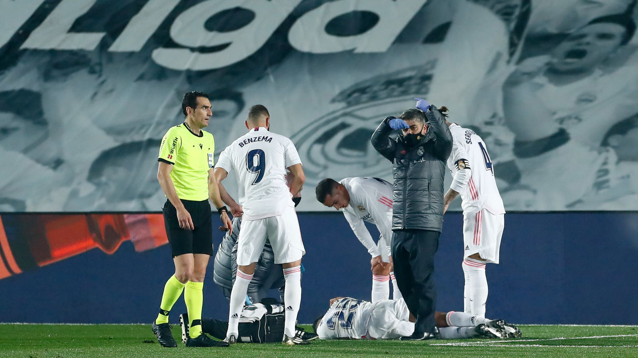 Rodrygo, con una lesión muscular, baja indeterminada en el Real Madrid