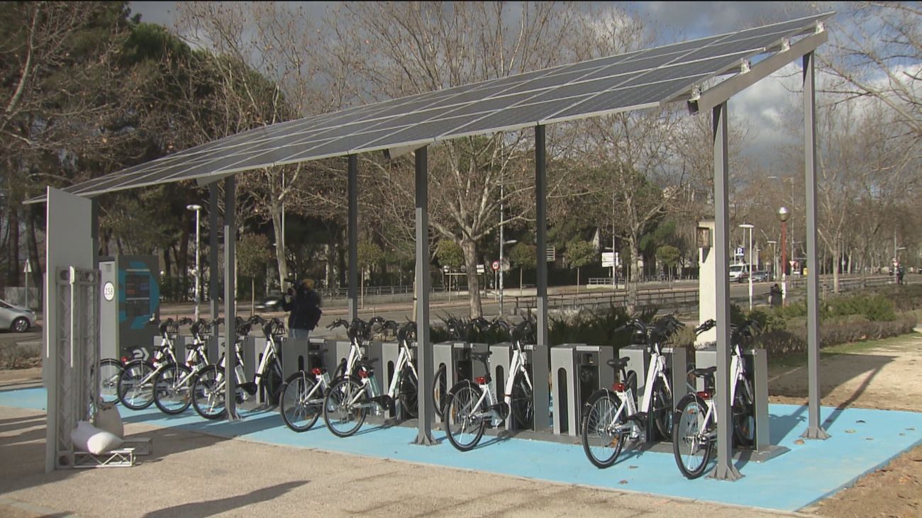 BiciMAD llega a Ciudad Universitaria con tres estaciones alimentadas por energía solar