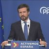 Casado apoya a Ayuso y a López Miras y llama a unir al centroderecha en el PP