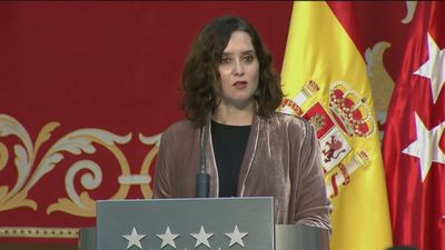 Ayuso hace balance del año: "La pandemia no ha paralizado a Madrid"