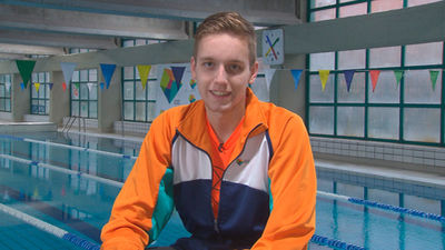 Nico, un joven nadador con pasaporte a Tokio